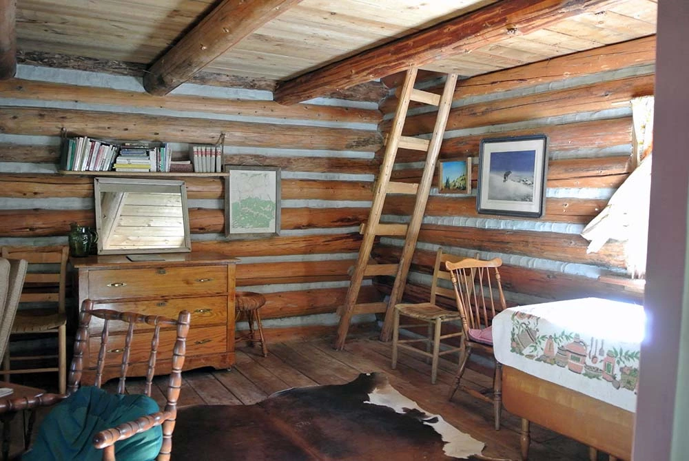 Image of inside the cabin.