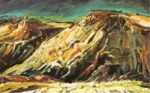 painting of mountains by Yvonne Pepin-Wakefield painting of mountains by Yvonne Pepin-Wakefield